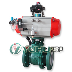 Q641F46氣動(dòng)襯氟球閥
